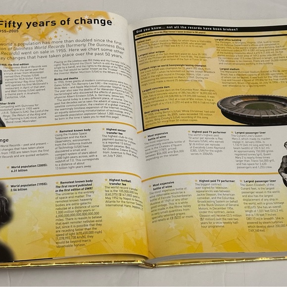 Guinness World Records 2005 Special 50th Anniversary Edition Hardcover - Picture 8 of 16